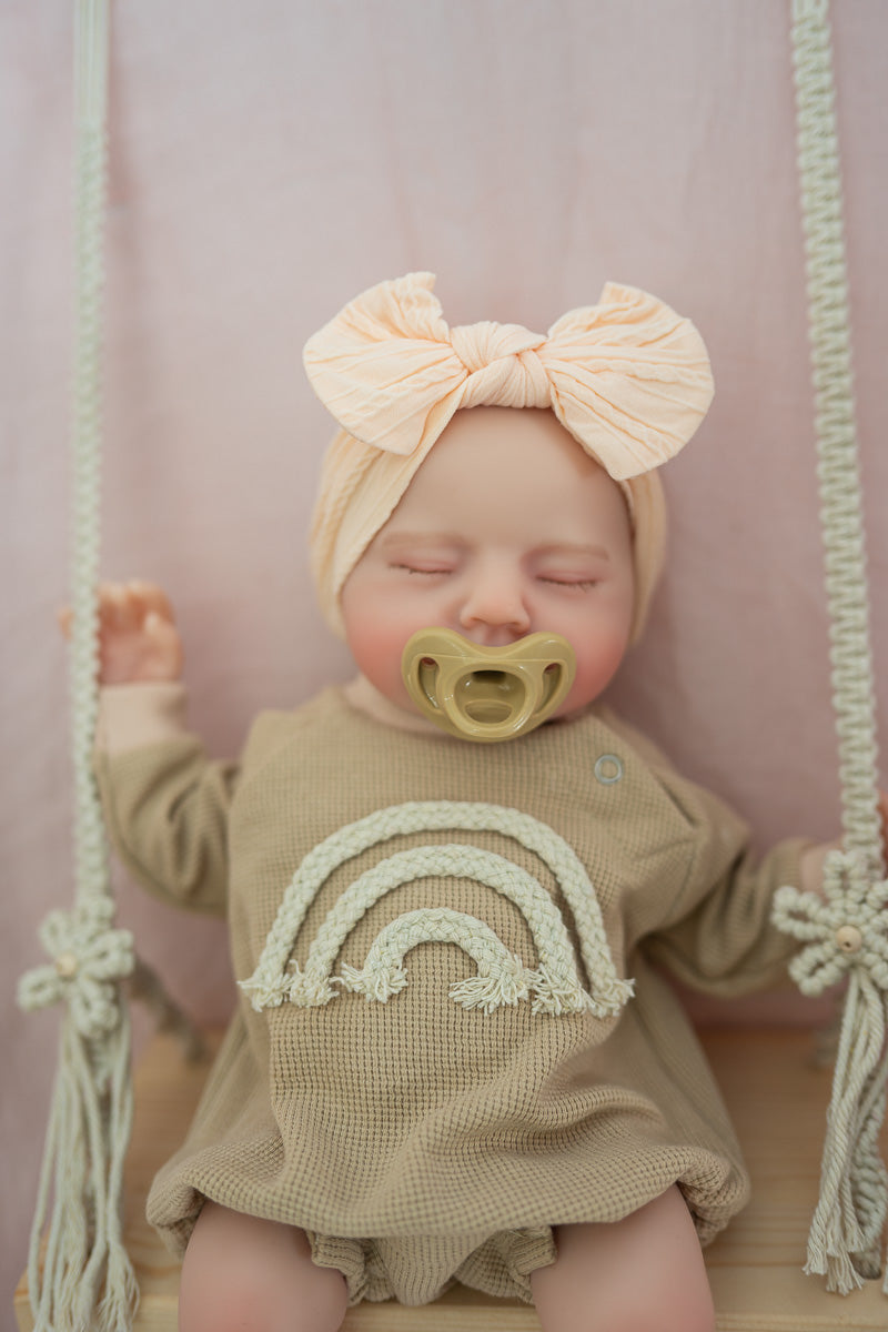 Hazel | Full Body Silicone Baby Doll – Sleeping Girl, 18 Inch