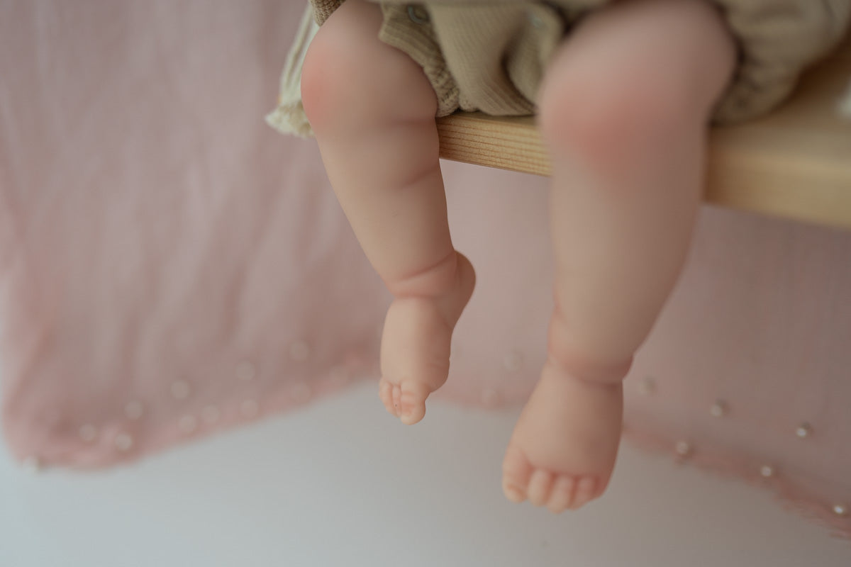 Hazel | Full Body Silicone Baby Doll – Sleeping Girl, 18 Inch