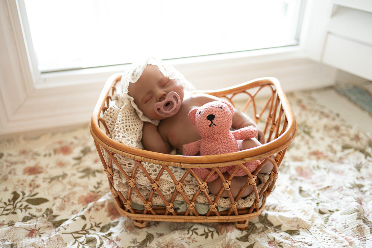 Hazel | Full Body Silicone Baby Doll – Sleeping Girl, 18 Inch